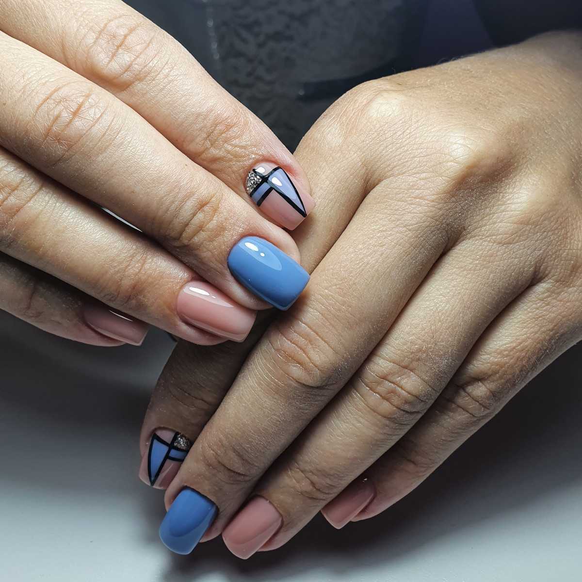 Геометрия на ногтях пошагово, стильные идеи (+50 фото) | prostonail