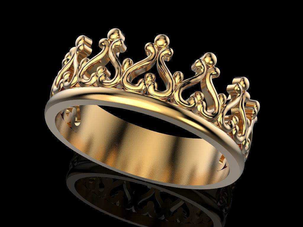 Обручальные кольца в виде короны ? на свадьбу в тренде [2022] – фото