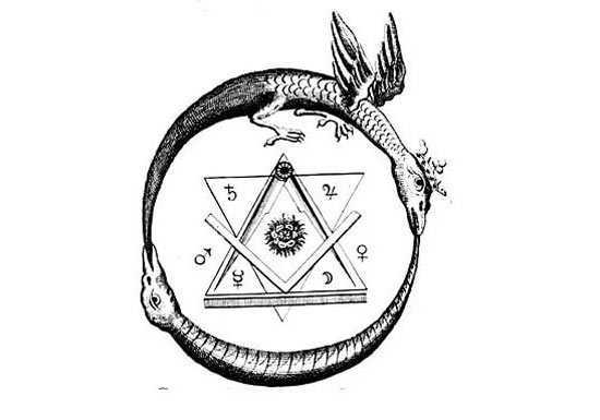 Уроборос: змея, кусающяя себя за хвост. значение символа и тату