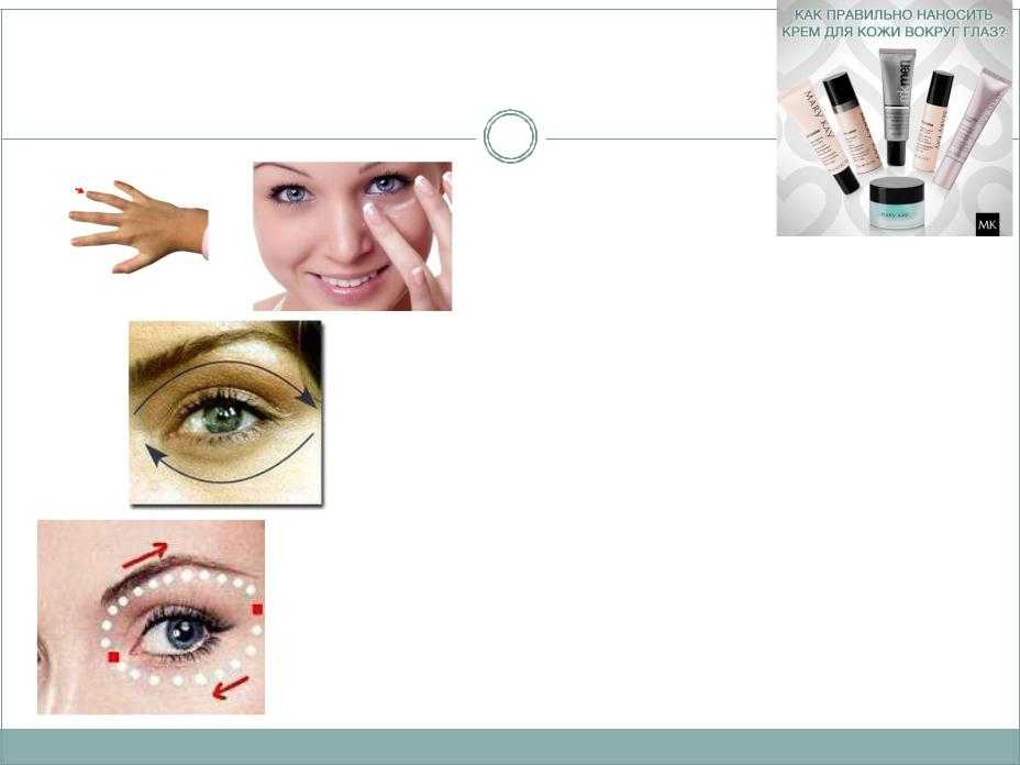 Как наносить крем на кожу вокруг глаз правильно: схема и советы профессионалов