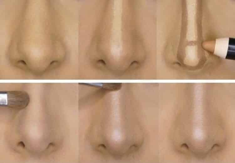 Как уменьшить нос макияжем - зрительно. что нужно для уменьшения носа макияжем, фото и видео