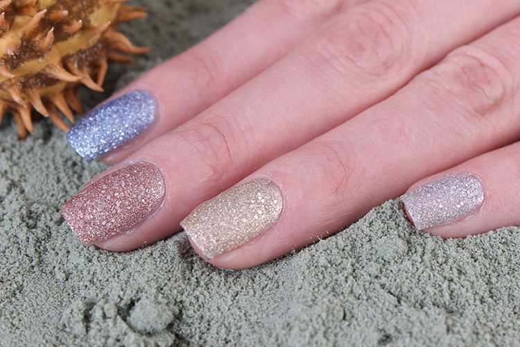Бархатный песок на ногтях: как сделать дома, фото