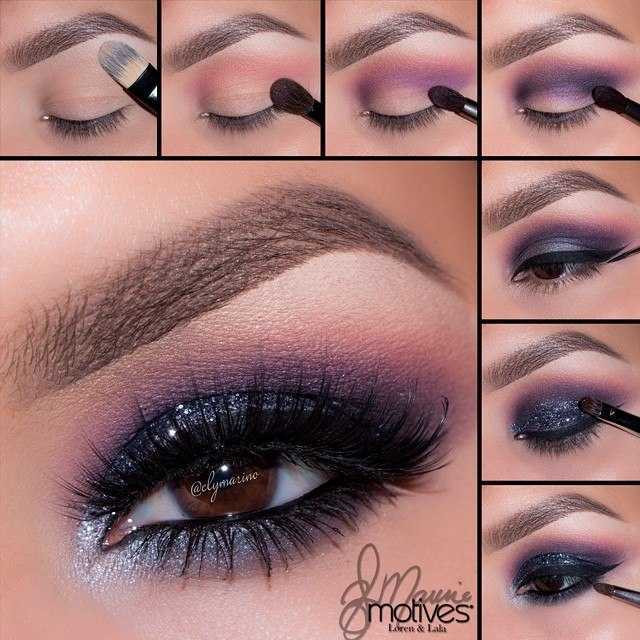 Фиолетовый макияж - 110 фото примеров мейкапа с использованием фиолетового