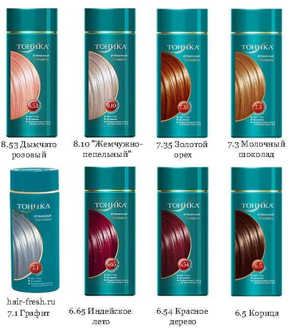 Тоники для волос: знаменитые марки и их палитра цветов, фото до и после, отзывы