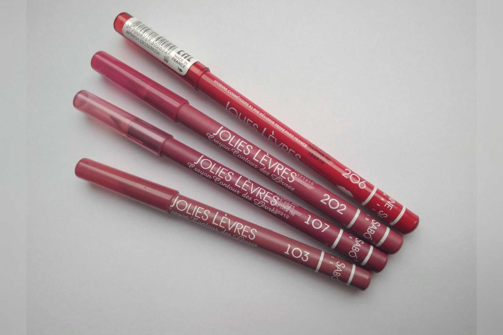 Вивьен сабо карандаш для губ палитра оттенков фото