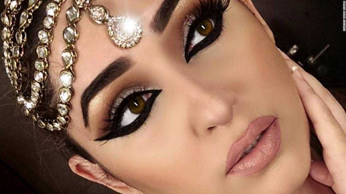 Арабский макияж для глаз (карих, зеленых, голубых), макияжи в стиле шахерезады