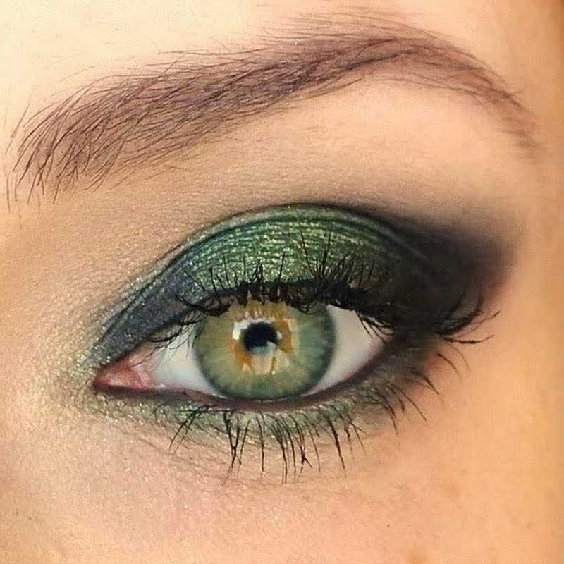 Свадебный макияж для зеленых глаз - фото тонкостей подбора оттенков