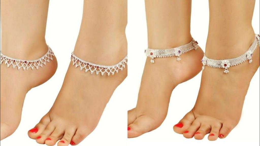 Женские браслеты на ногу: как носить украшения и фото красивых анклетов