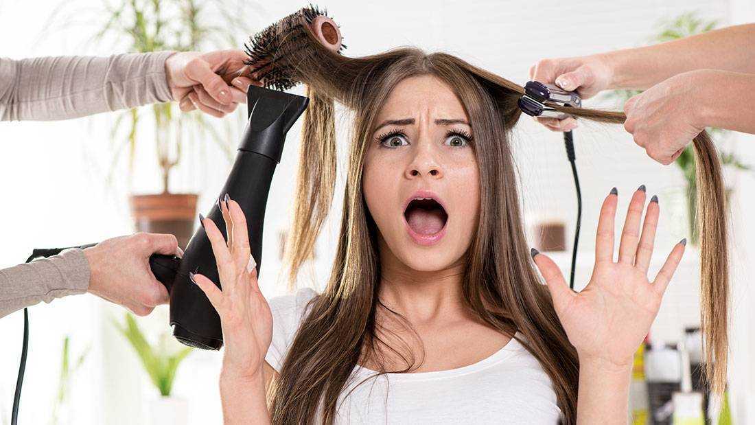 Как выпрямить волосы утюжком, феном и без них в домашних условиях