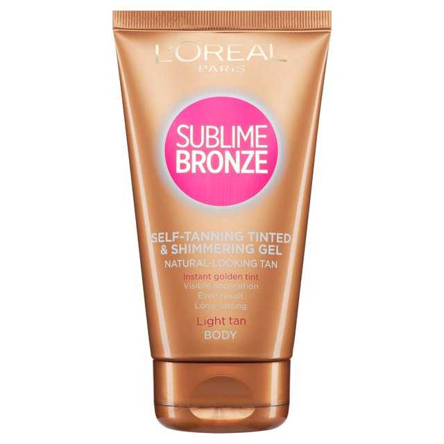 Автозагар «лореаль сублим бронз» (гель): отзывы. гель-автозагар l’oreal sublime bronze