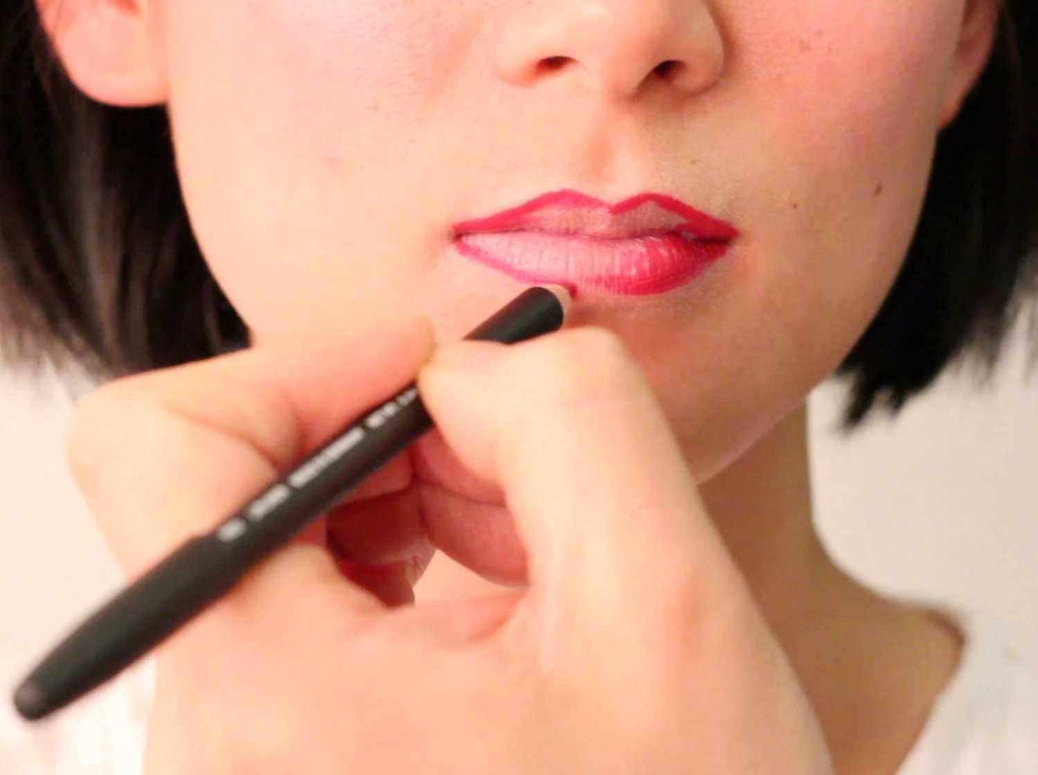 Как правильно красить губы карандашом? правильный макияж