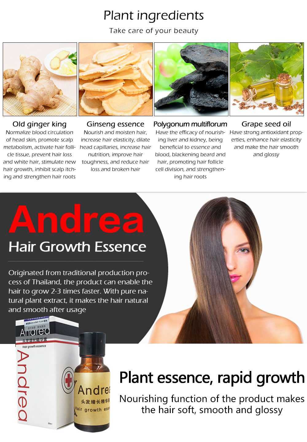 Андреа для роста волос: сыворотка, средство - отзывы и способ применения