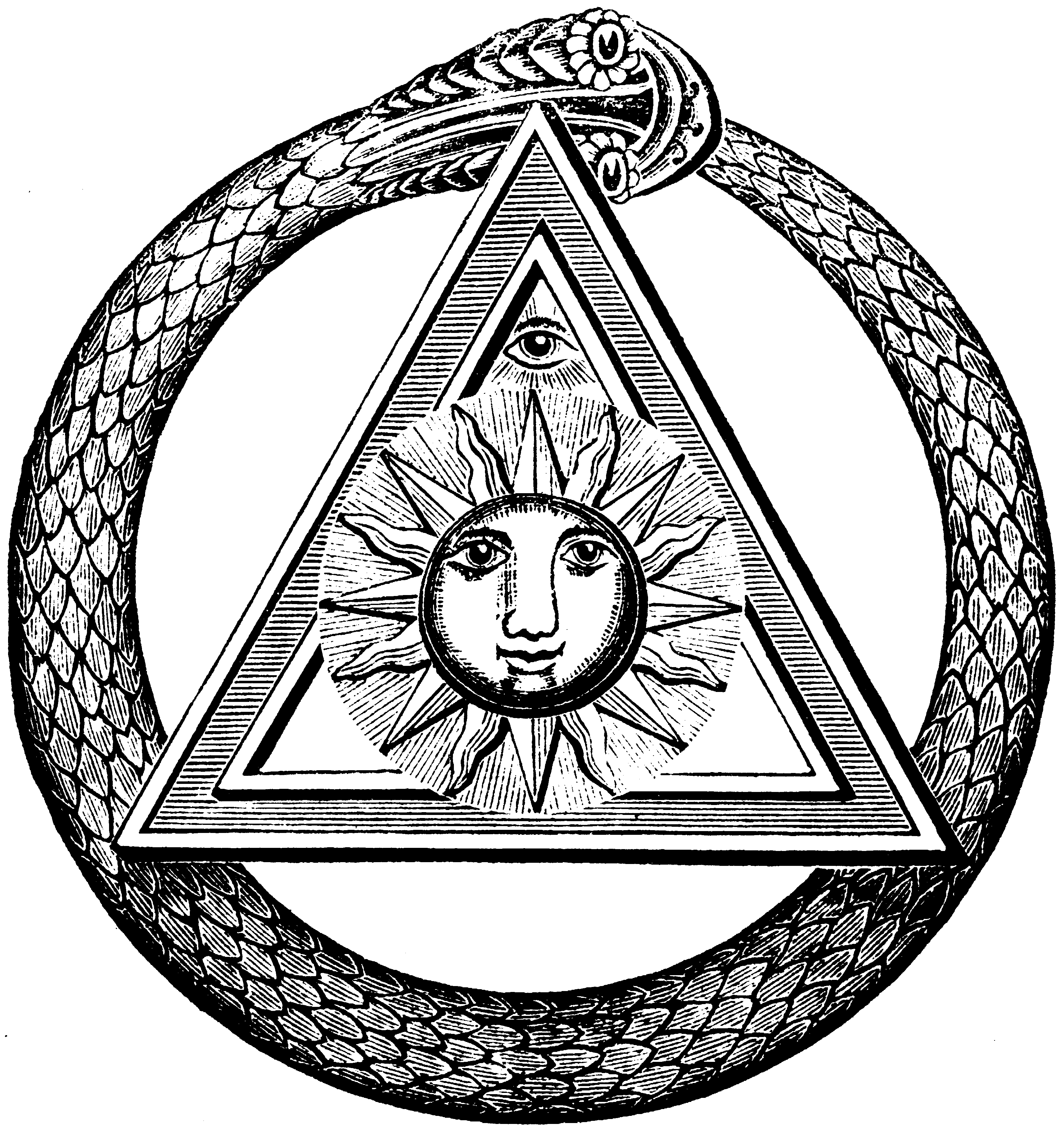 Уроборос - значение символа и использование в амулетах
