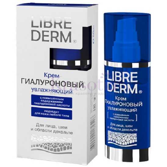 Крем librederm: с гиалуроновой кислотой для лица и ночной увлажняющий антиоксидант с витамином е