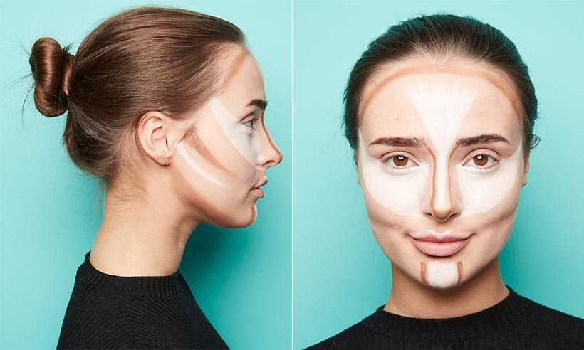 Скульптурирование и коррекция лица пошагово: правила использования палитры корректоров в макияже