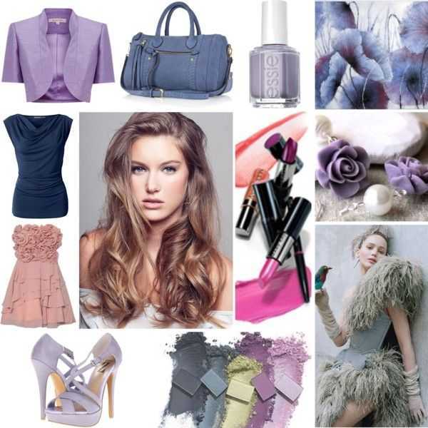 Макияж под фиолетовое платье – апогей женственности