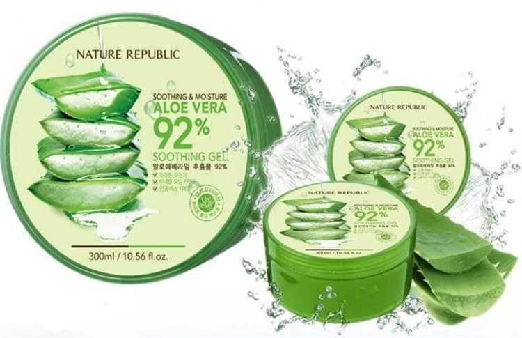 9 гелей алоэ вера (aloe vera gel) - способ применения для лица, корейский soothing для волос, невская косметика для кожи, отзывы
