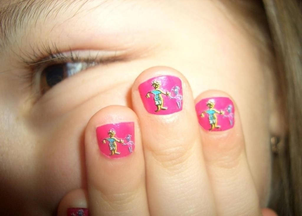 Детский маникюр на короткие ногти. маникюр для детей от 7 до 12 лет
