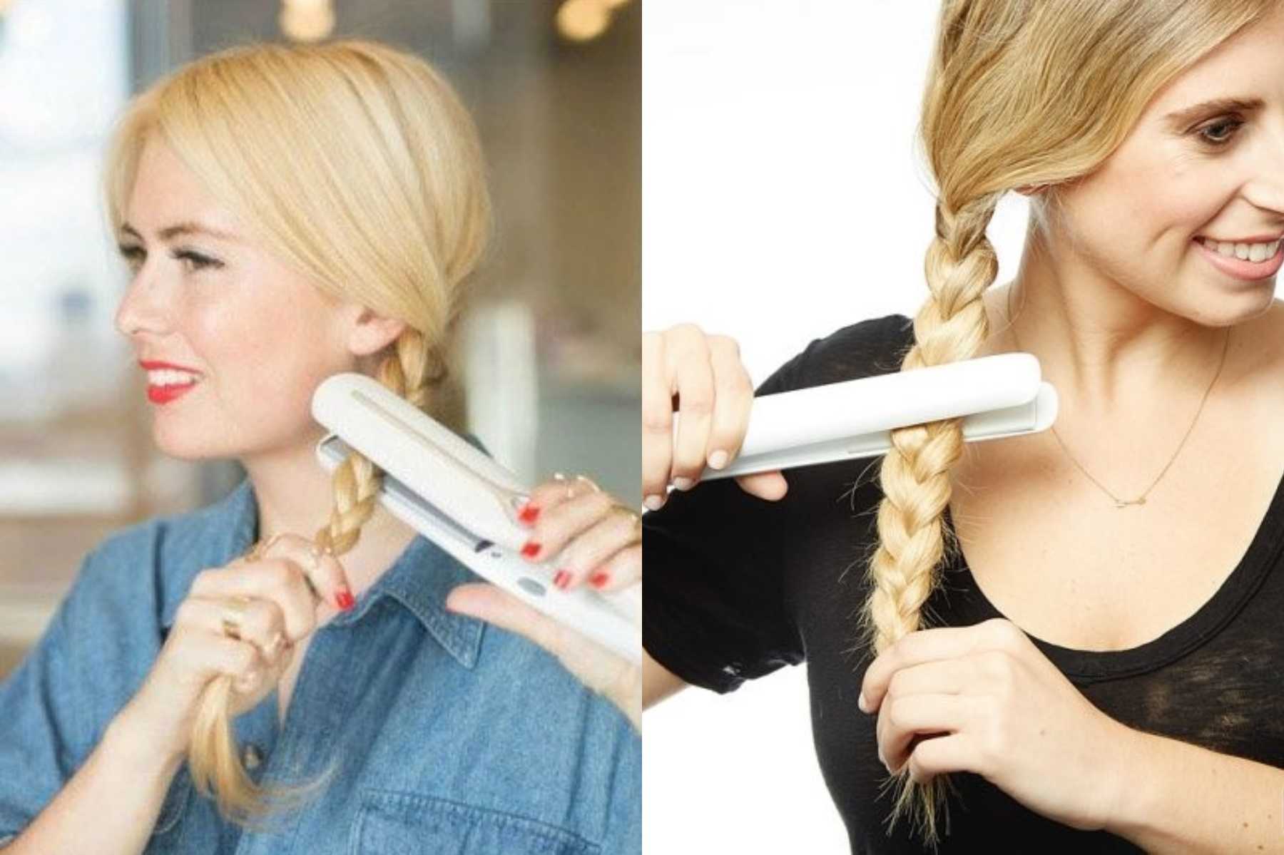 Кудри с помощью утюжка на волосы разной длины (фото и видео)