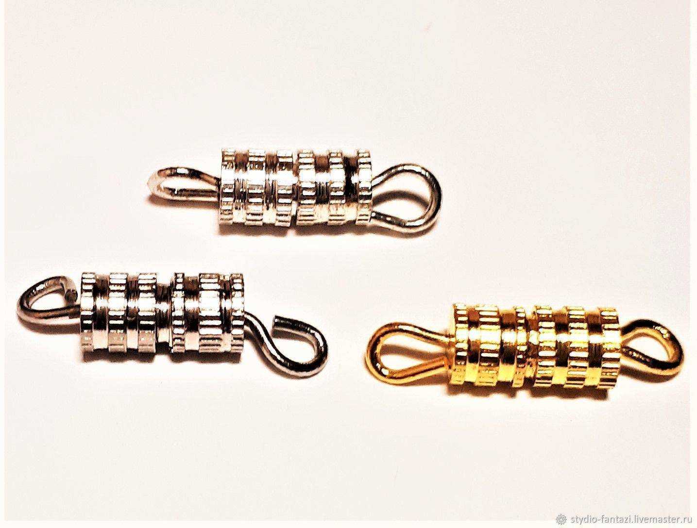 Какие замочки и застежки используются на браслетах и цепочках