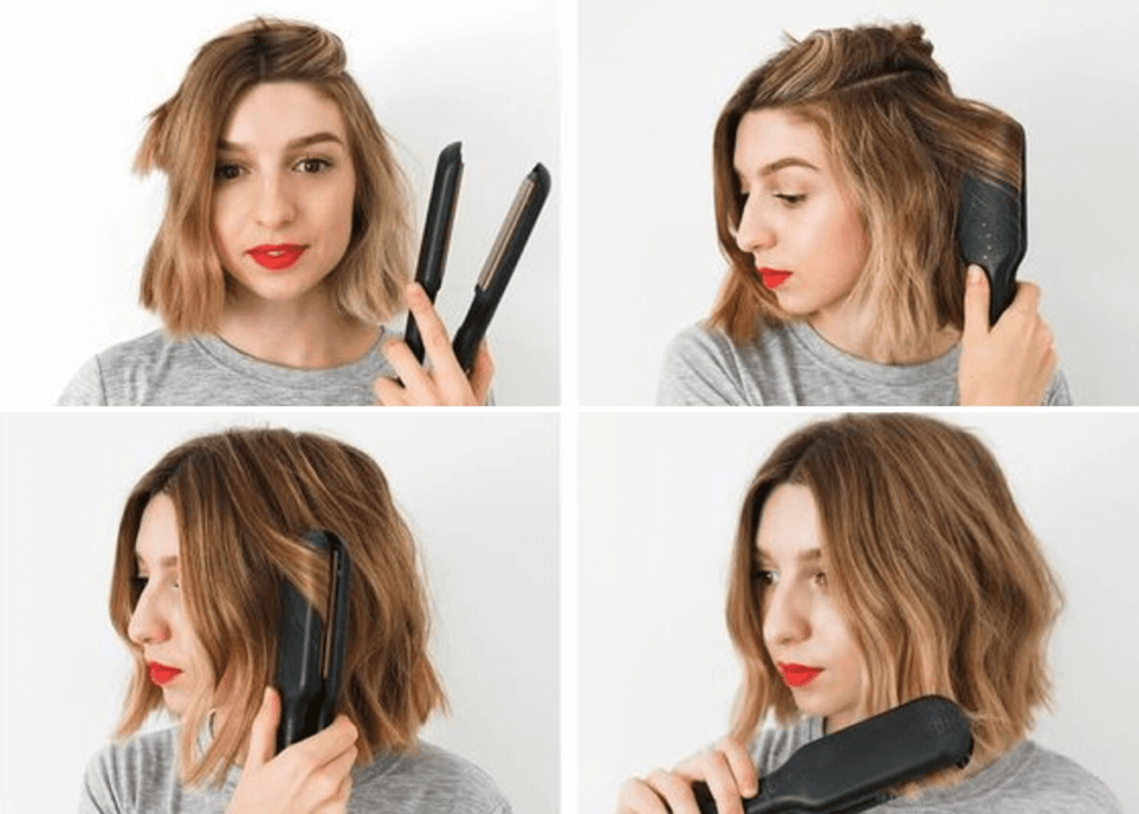 Как выпрямить волосы утюжком, феном и без них в домашних условиях :: инфониак